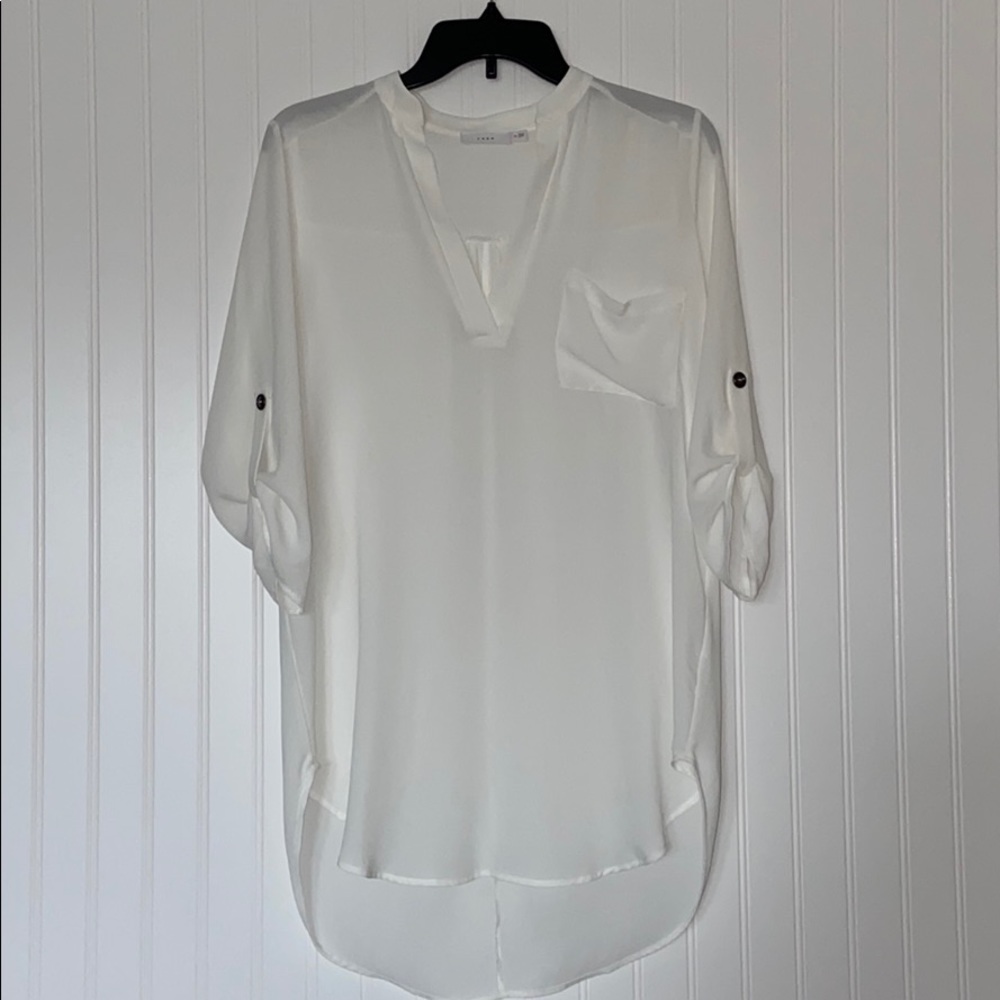 Lush Henley Tunic Blouse - Picture 2 of 6